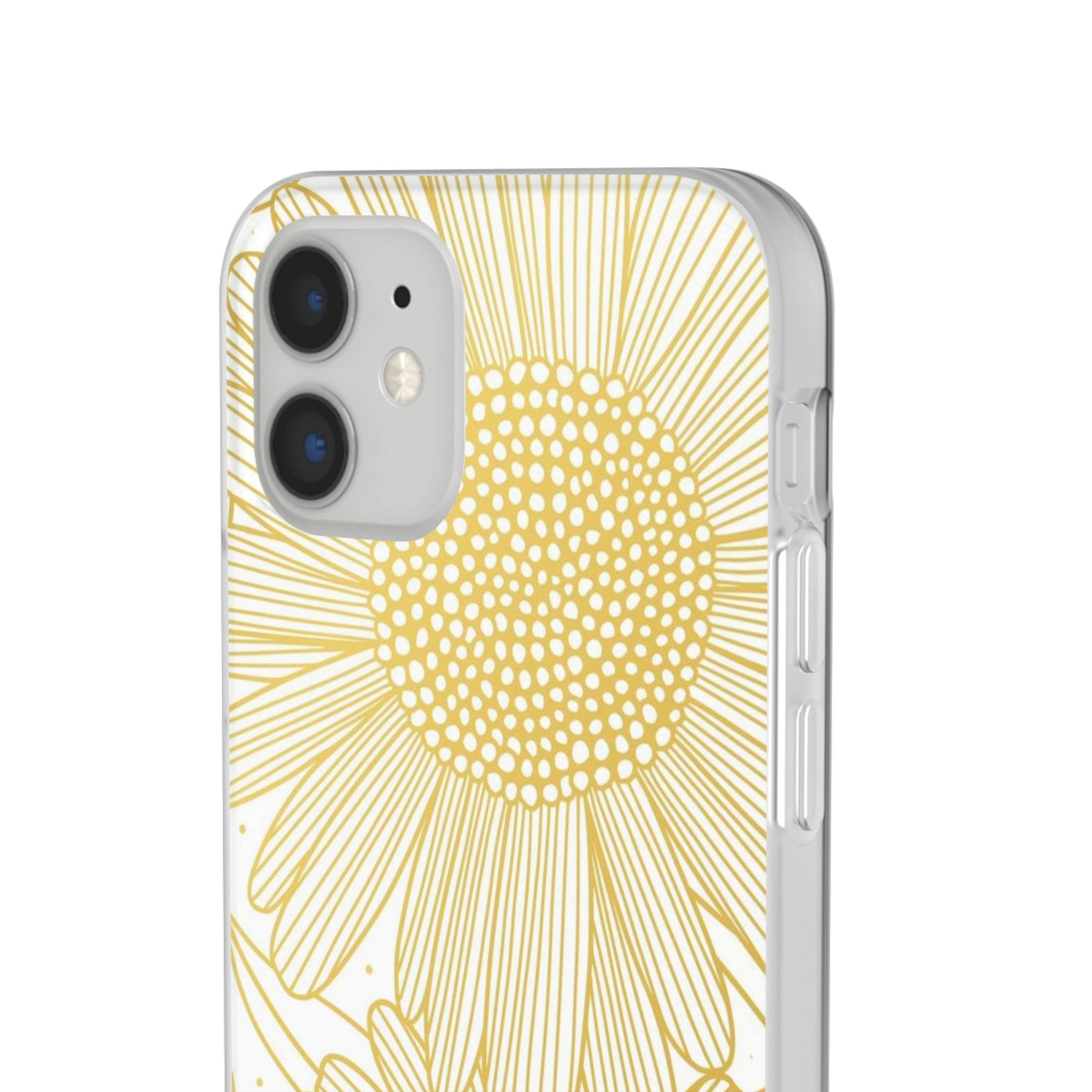 Fleur de soleil blanche Slim