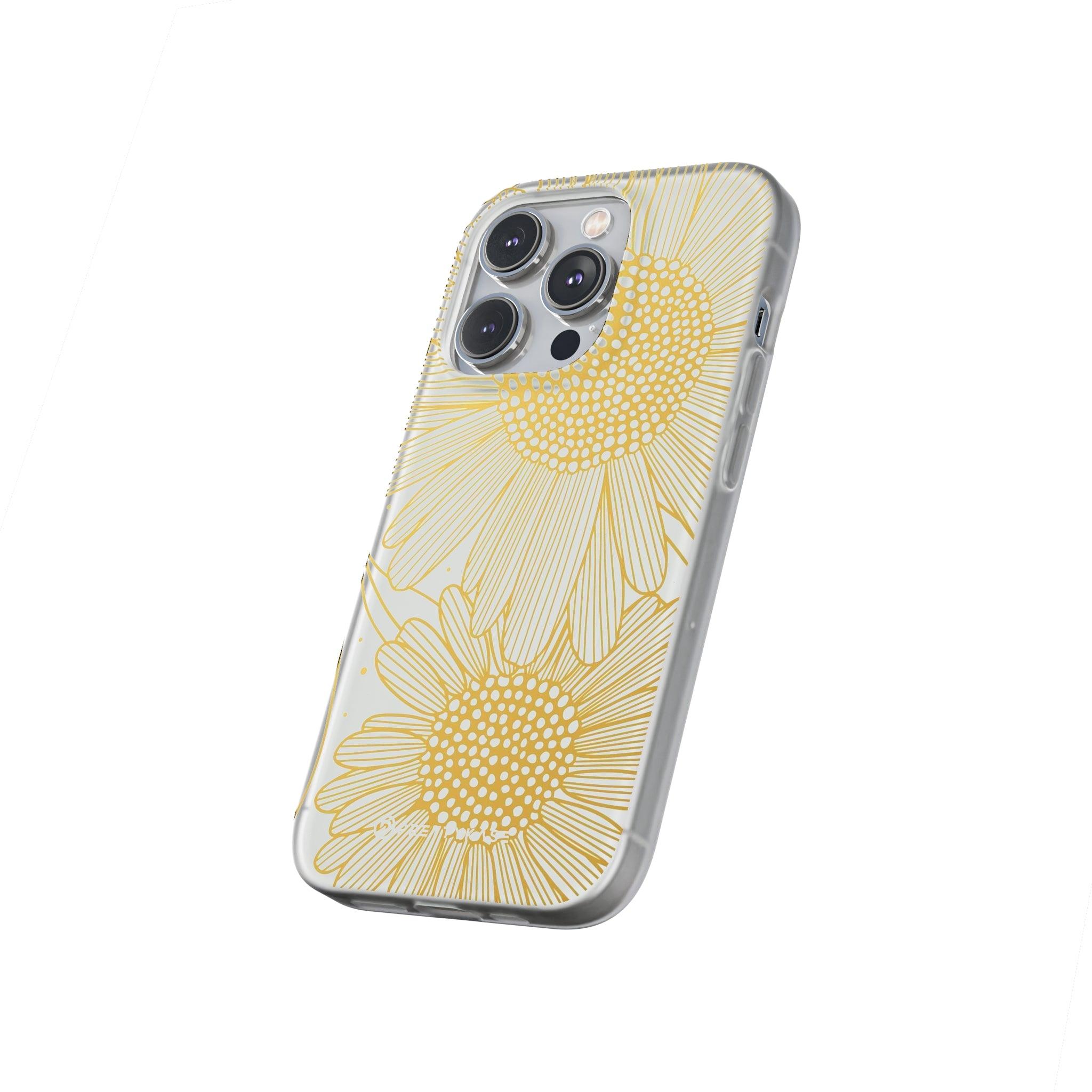 White Sun Flower Slim - PrettyKase