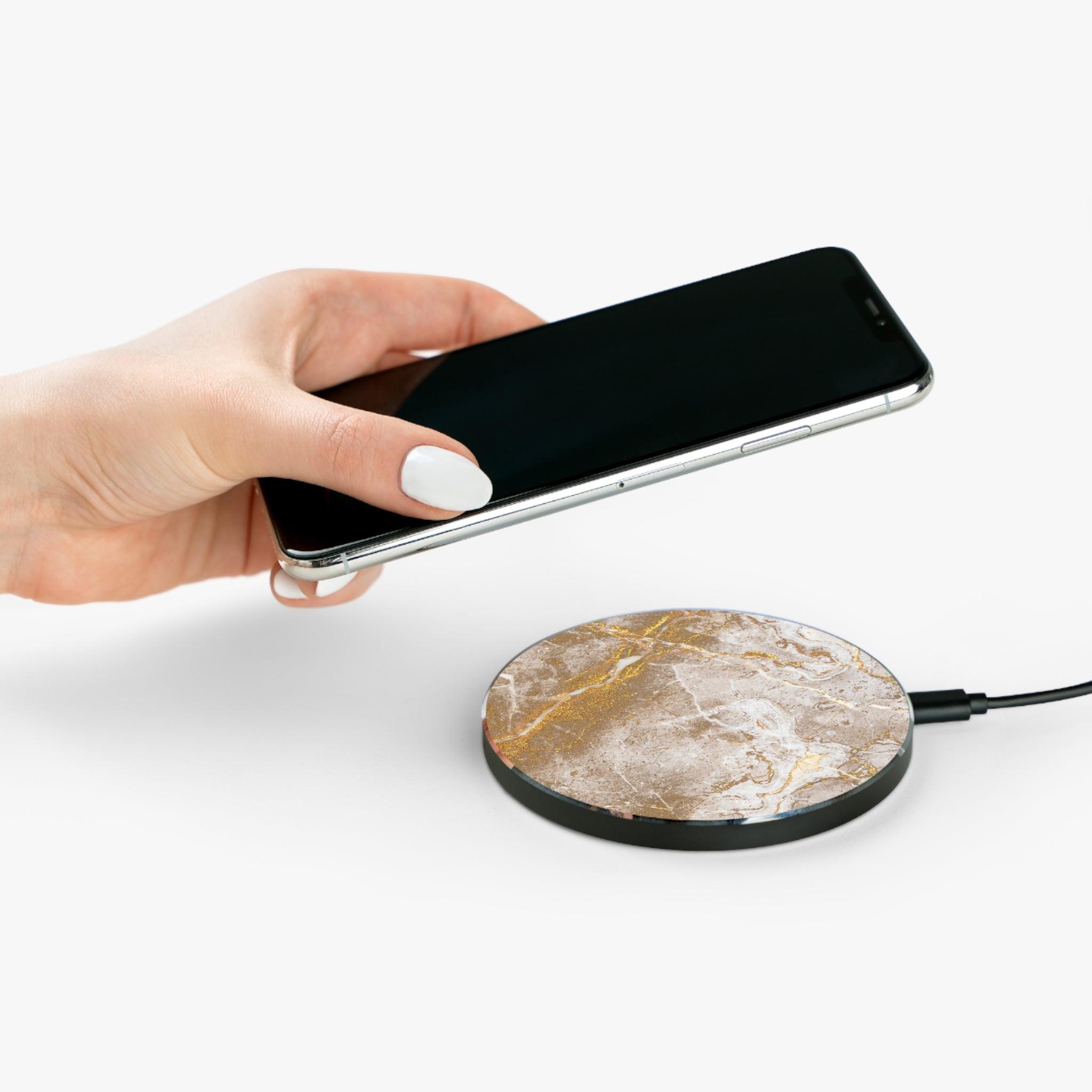 Marble Gold Wireless Charger - PrettyKase