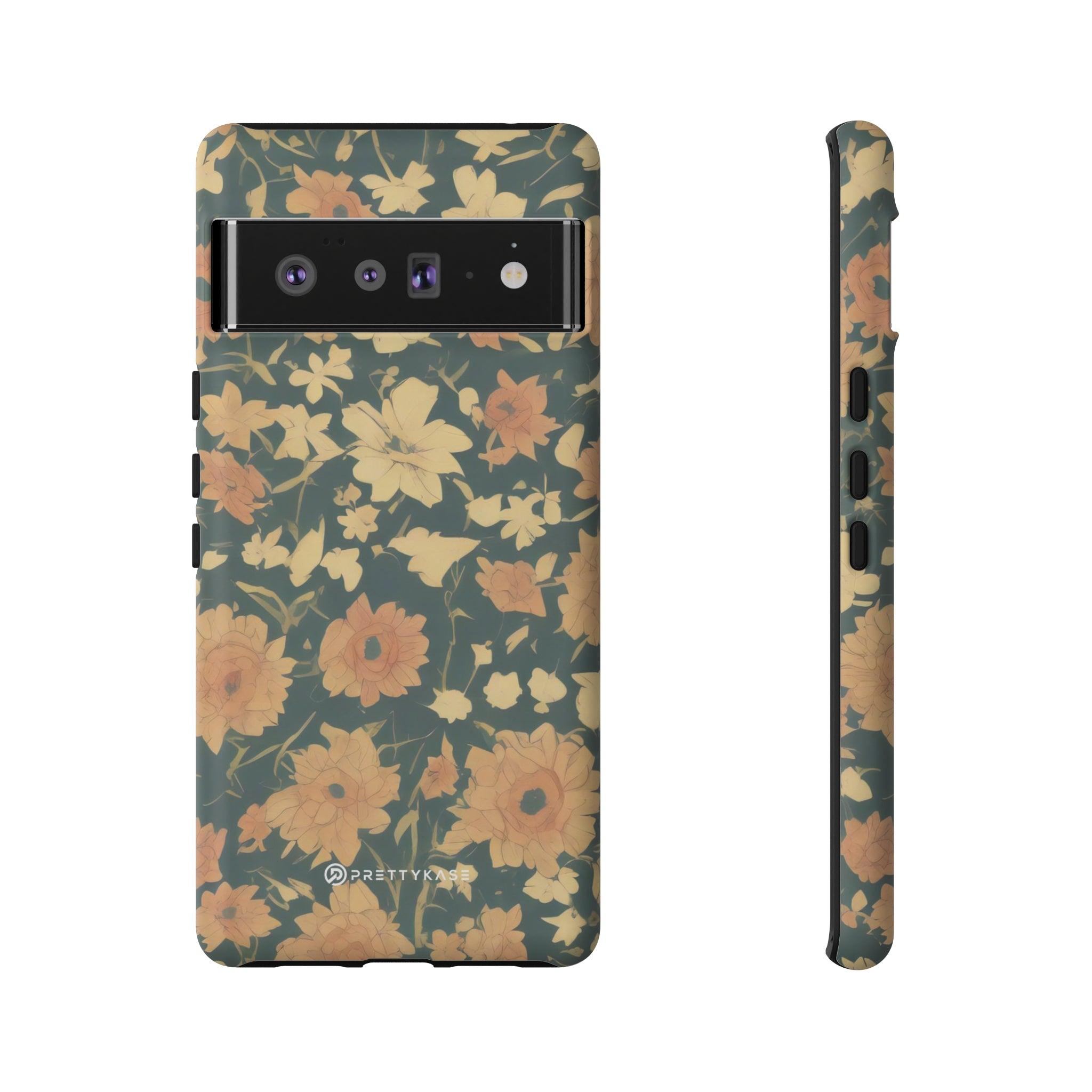 Olive Green Floral - PrettyKase