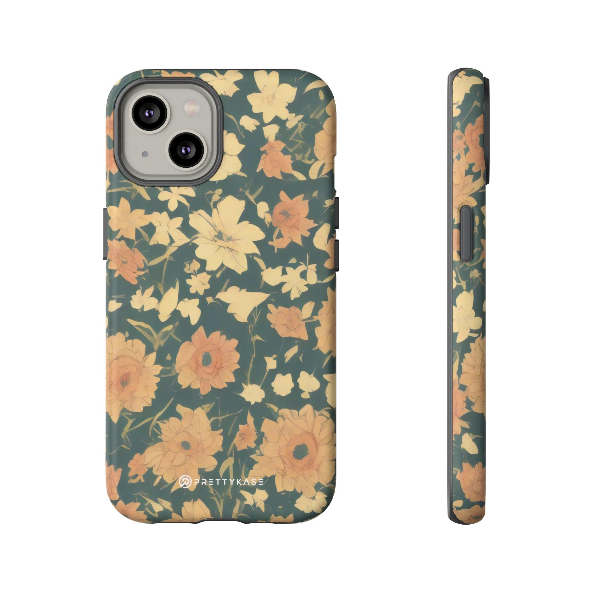 Olive Green Floral - PrettyKase