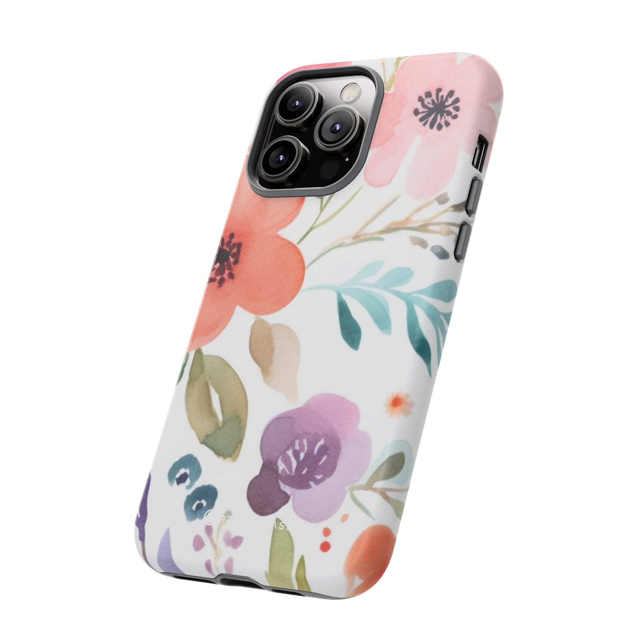 Motif de fleurs bleu rose