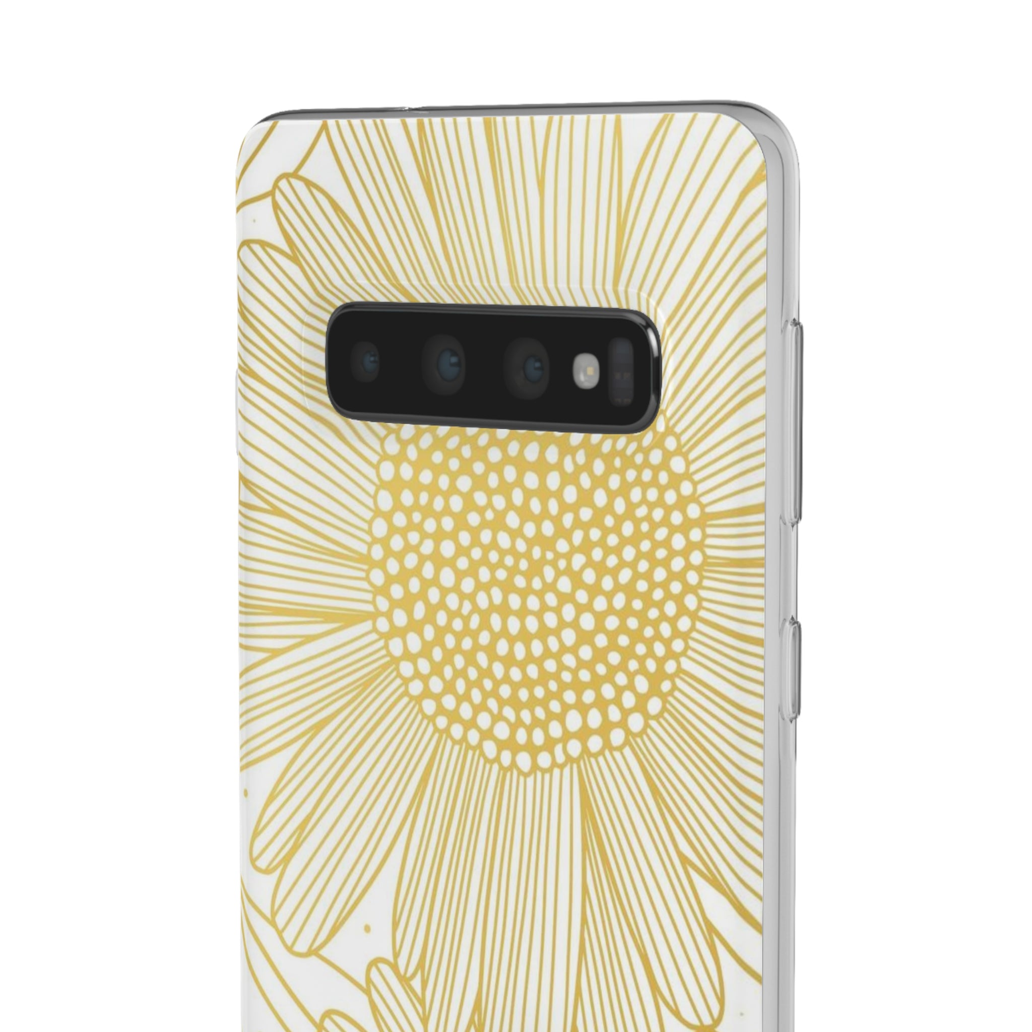 Fleur de soleil blanche Slim