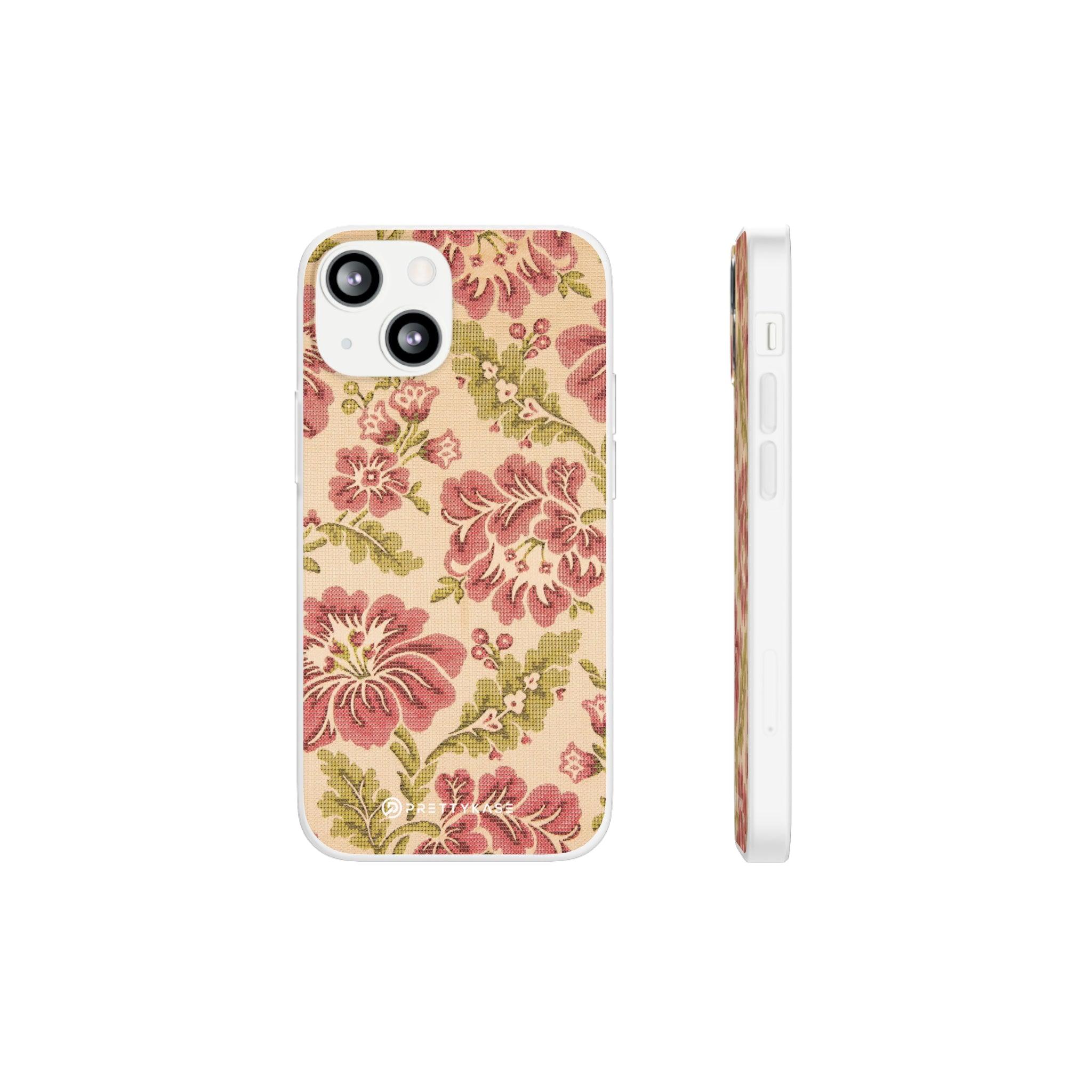 Fabric Floral Texture Slim - PrettyKase