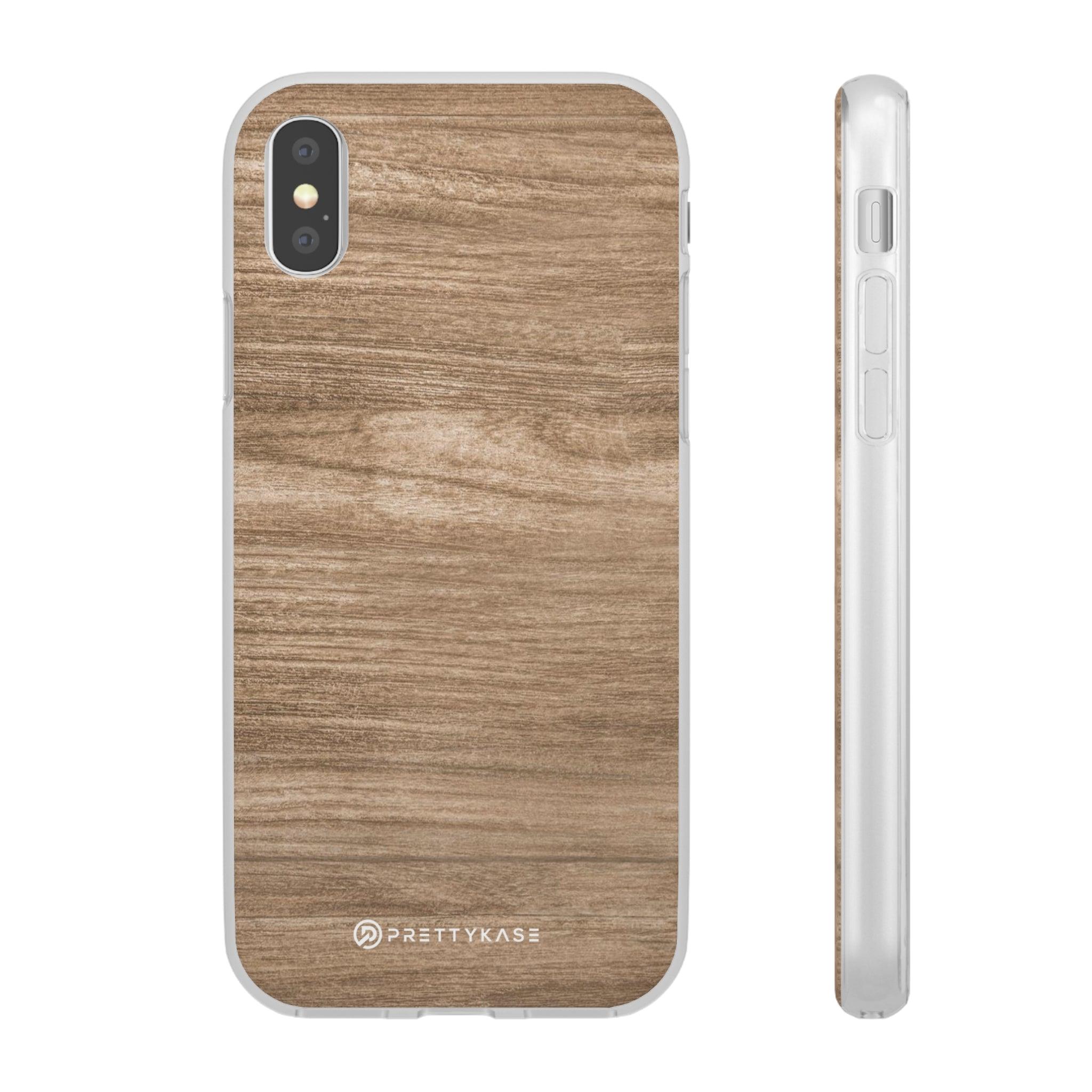 Beige Wood Slim - PrettyKase