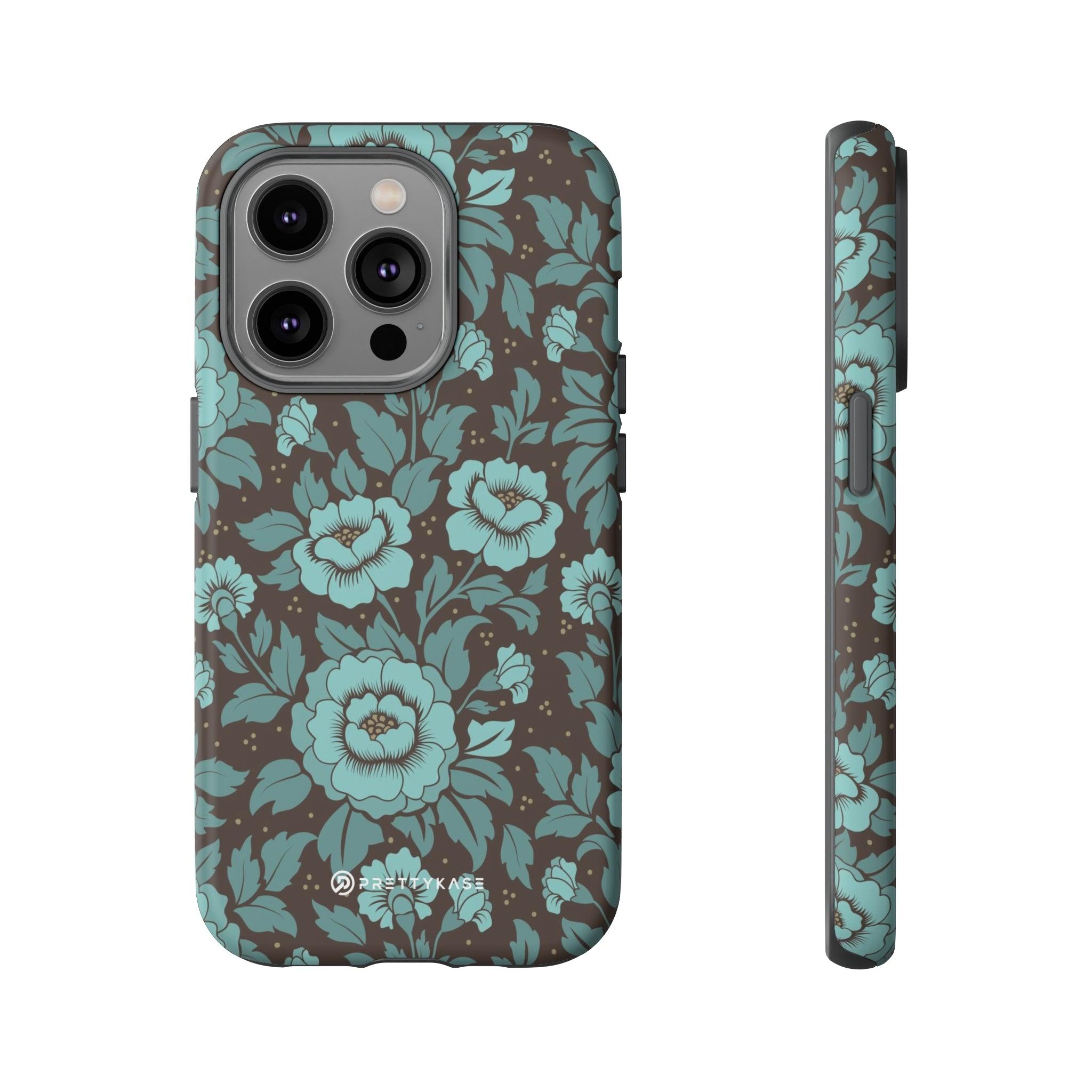 Turquoise Floral - PrettyKase