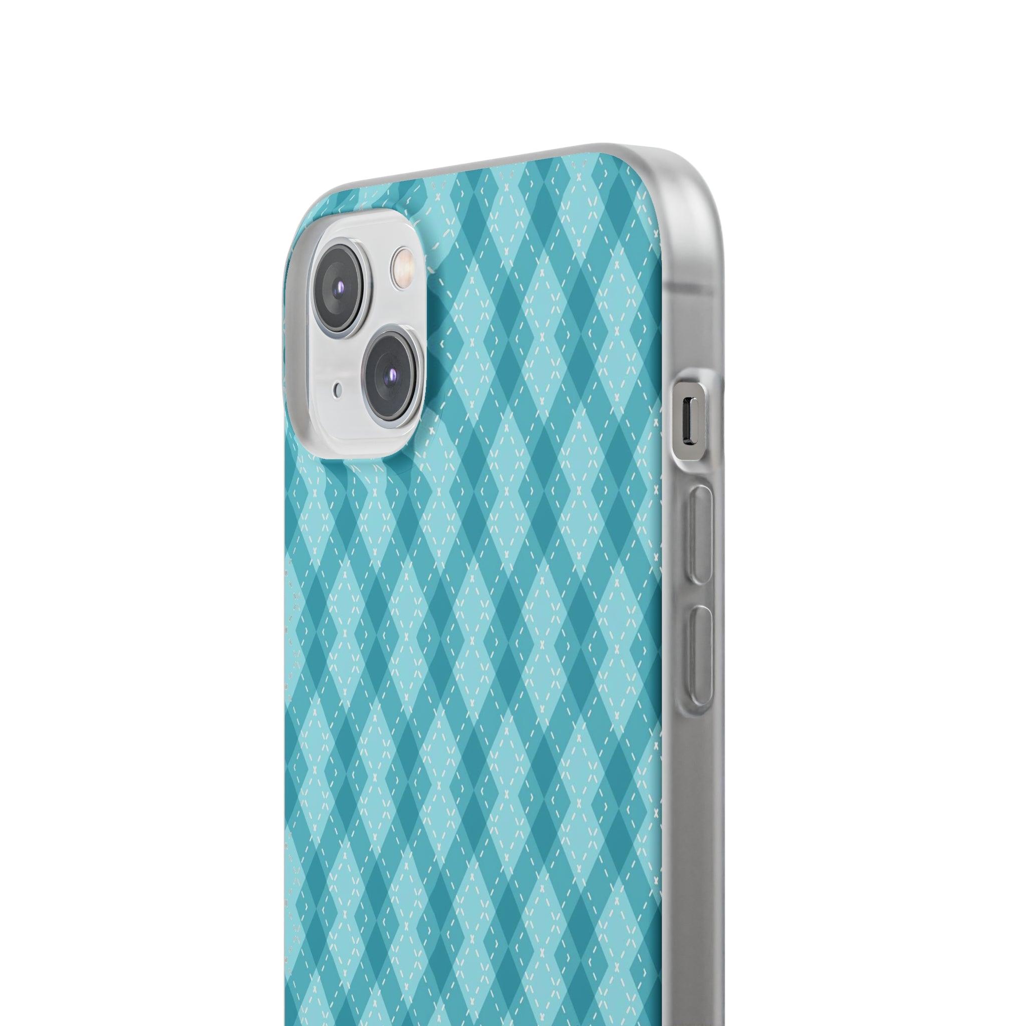 Argyle Teal Slim - PrettyKase