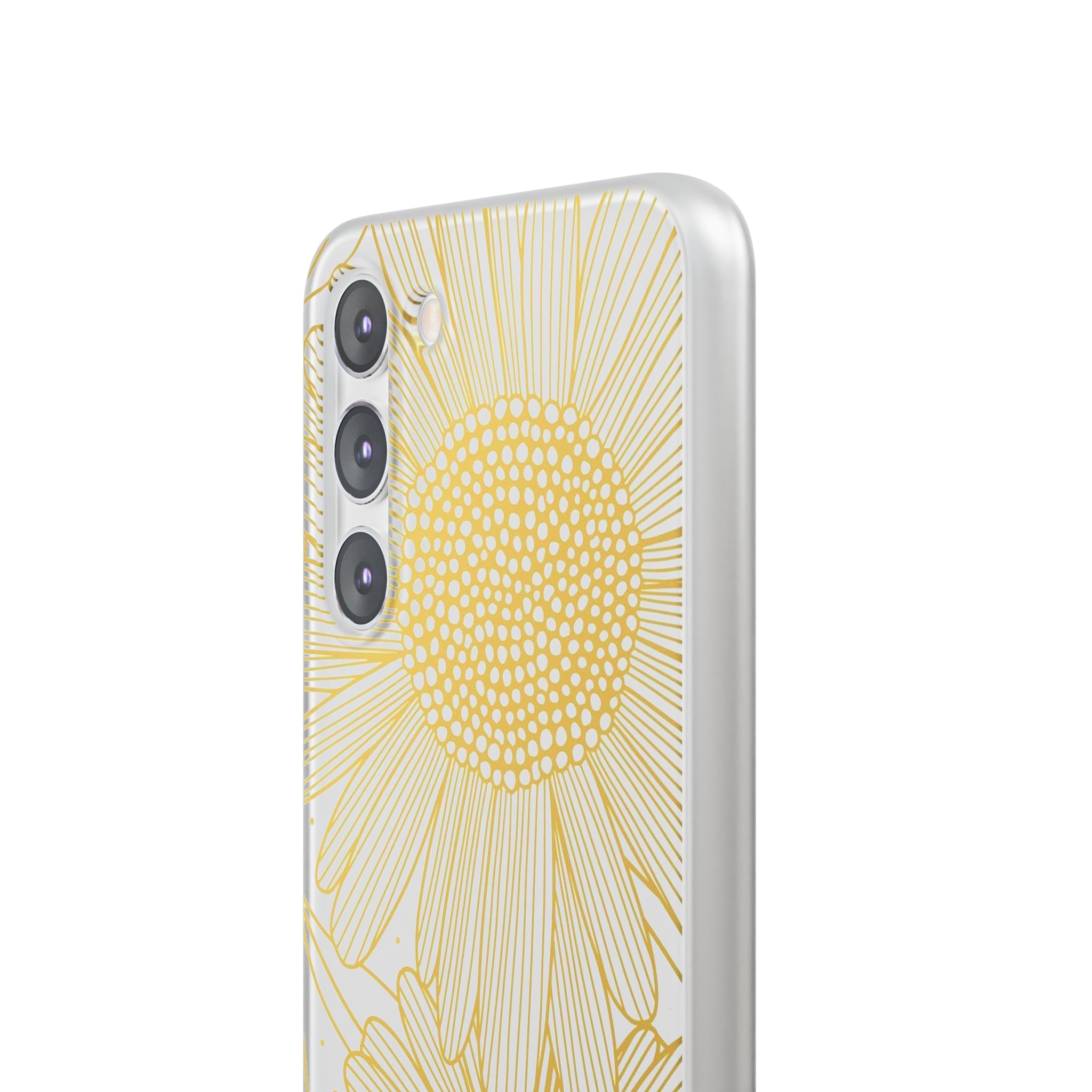 Fleur de soleil blanche Slim