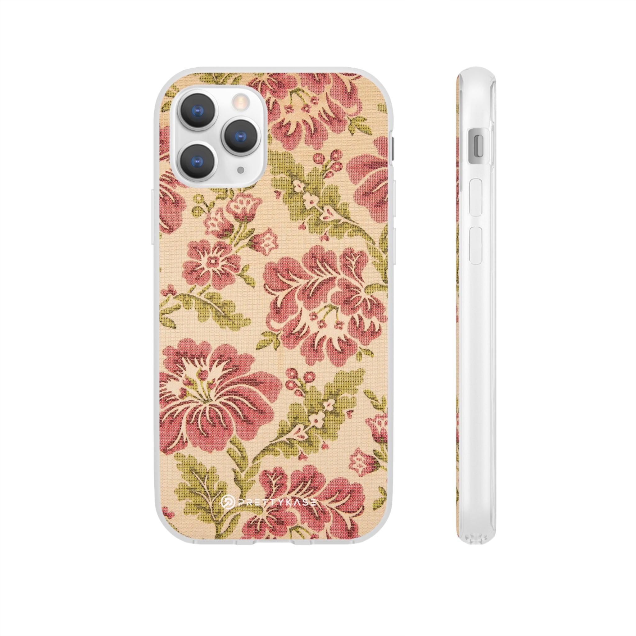 Fabric Floral Texture Slim - PrettyKase