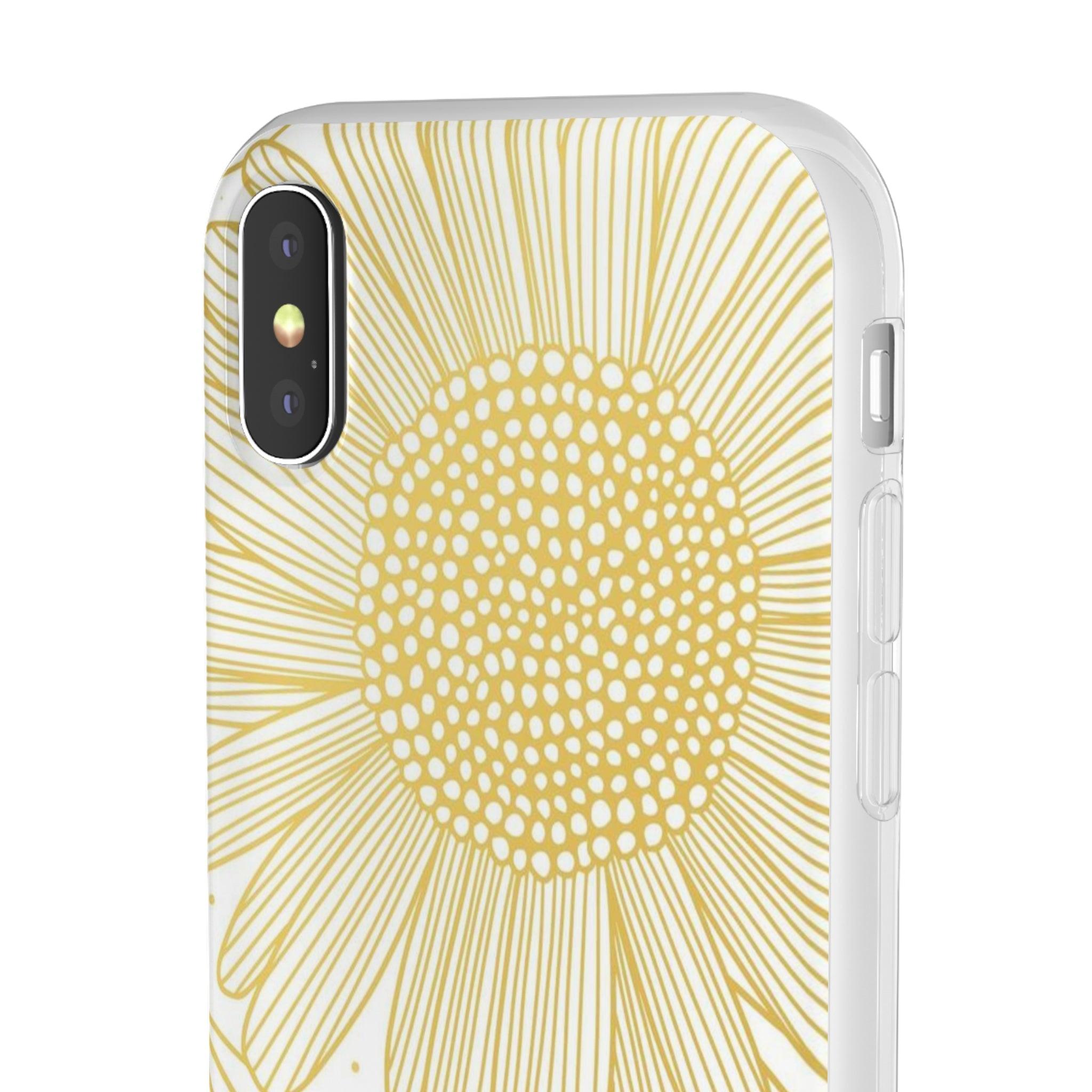 White Sun Flower Slim - PrettyKase