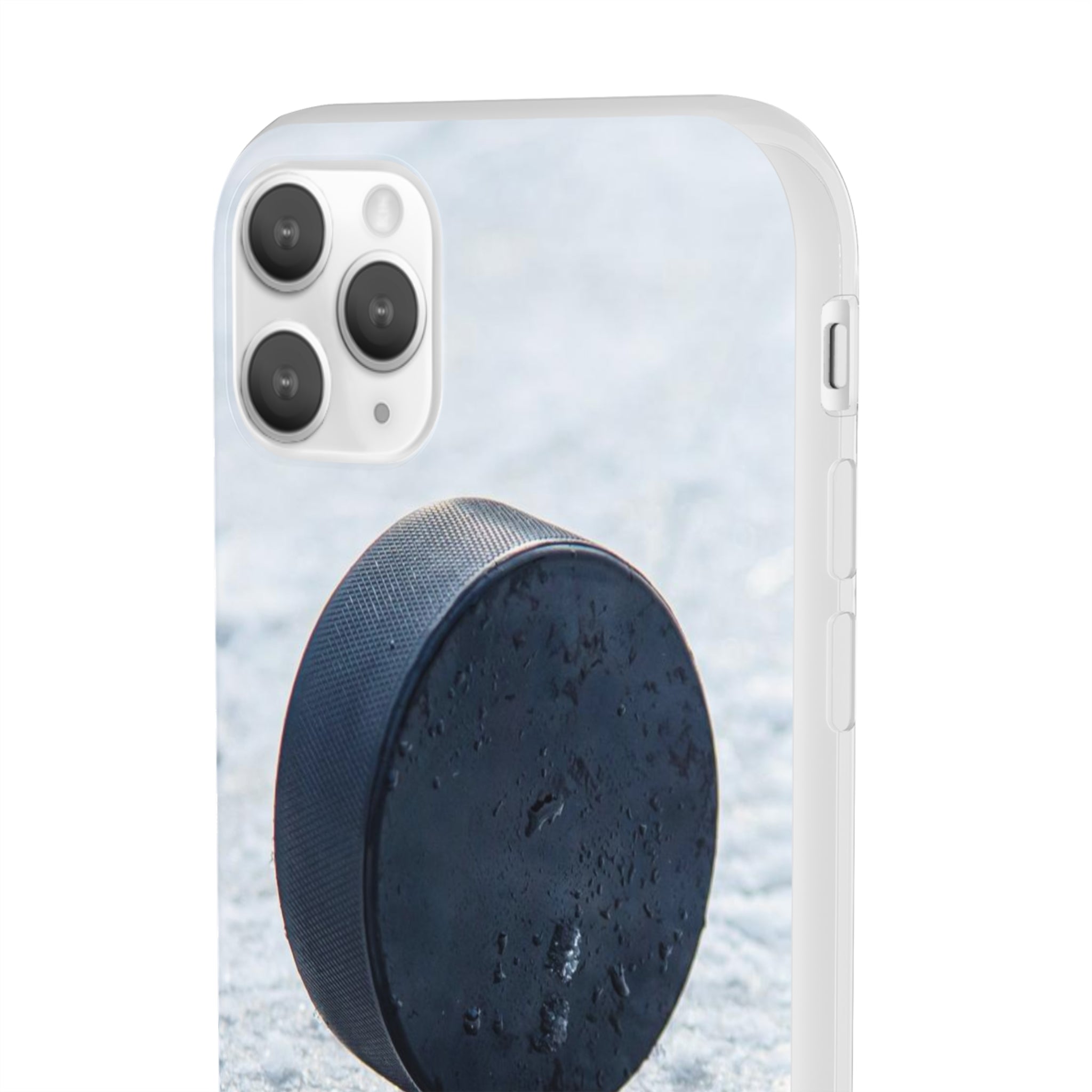 Black Hockey Puck Slim