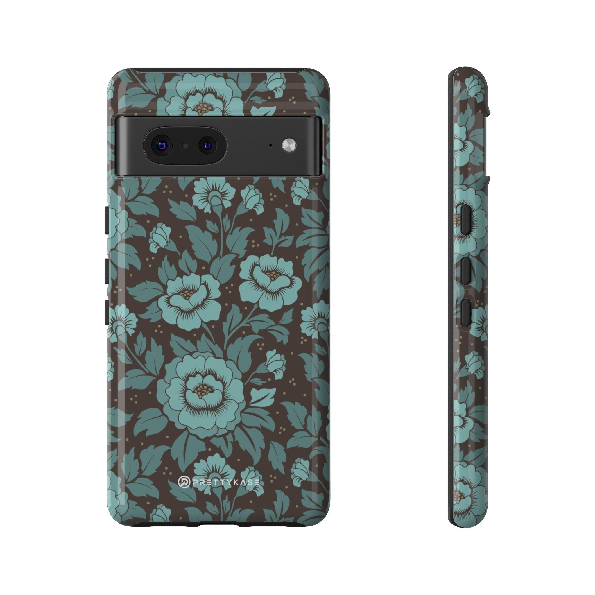 Turquoise Floral - PrettyKase